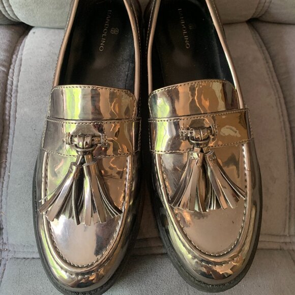 Women's Metallic Silver Loafer - Picture 3 of 5